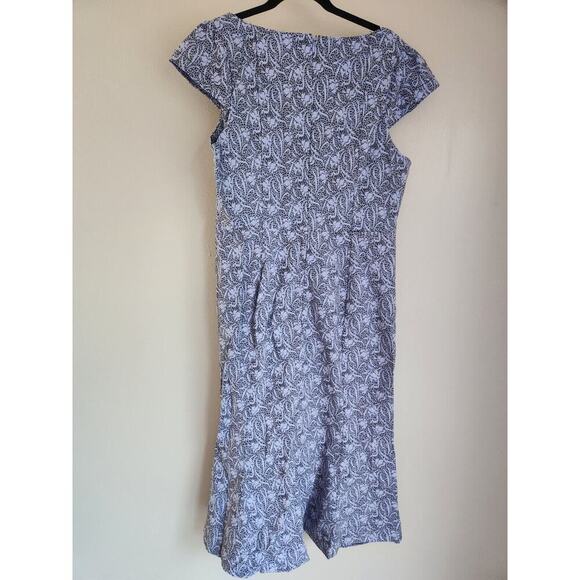 NWT Anthropologie The Cecily Fit&Flare Sweetheart Dress Sz Plus 1X Purple 9B413 - Picture 5 of 9